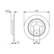 BOSCH 0 986 479 V04 - Jeu de 2 disques de frein arrière