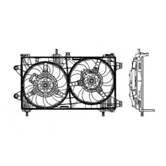 Ventilateur, refroidissement du moteur NRF 47802