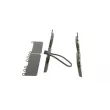 BOSCH 0 986 494 069 - Jeu de 4 plaquettes de frein avant