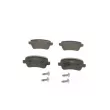 Jeu de 4 plaquettes de frein avant BOSCH [0 986 494 124]