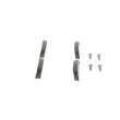 BOSCH 0 986 494 124 - Jeu de 4 plaquettes de frein avant