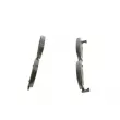 BOSCH 0 986 494 138 - Jeu de 4 plaquettes de frein avant