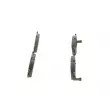 BOSCH 0 986 494 146 - Jeu de 4 plaquettes de frein avant