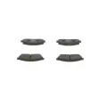 BOSCH 0 986 494 208 - Jeu de 4 plaquettes de frein avant