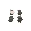 BOSCH 0 986 494 426 - Jeu de 4 plaquettes de frein avant