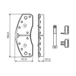 BOSCH 0 986 494 548 - Jeu de 4 plaquettes de frein avant