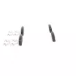 BOSCH 0 986 494 586 - Jeu de 4 plaquettes de frein arrière