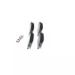 BOSCH 0 986 494 889 - Jeu de 4 plaquettes de frein avant