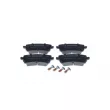 BOSCH 0 986 494 889 - Jeu de 4 plaquettes de frein avant