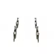 BOSCH 0 986 494 977 - Jeu de 4 plaquettes de frein arrière