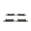 BOSCH 0 986 494 977 - Jeu de 4 plaquettes de frein arrière