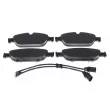 BOSCH 0 986 494 987 - Jeu de 4 plaquettes de frein avant