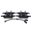 BOSCH 0 986 494 987 - Jeu de 4 plaquettes de frein avant