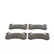 BOSCH 0 986 494 991 - Jeu de 4 plaquettes de frein avant