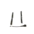 BOSCH 0 986 495 094 - Jeu de 4 plaquettes de frein avant