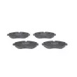 BOSCH 0 986 495 098 - Jeu de 4 plaquettes de frein avant