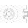 OPEN PARTS BDA2880.30 - Jeu de 2 disques de frein arrière