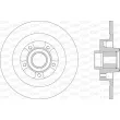 OPEN PARTS BDR2870.30 - Jeu de 2 disques de frein arrière