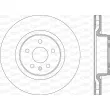 Jeu de 2 disques de frein arrière OPEN PARTS [BDR2873.20]