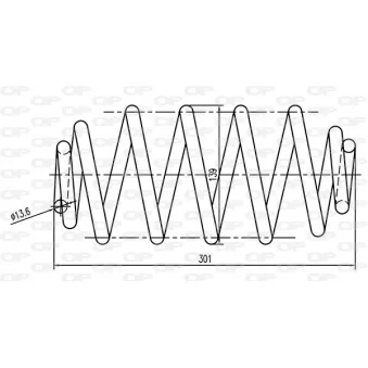 Ressort de suspension OPEN PARTS OEM 51751800
