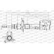 Amortisseur avant gauche OPEN PARTS [SAB8654.31]
