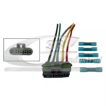 Kit de réparation pour câbles, moteur d'essuie-glace MEAT & DORIA 25009
