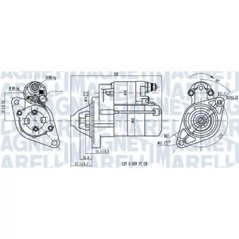 Démarreur MAGNETI MARELLI OEM 2810021021