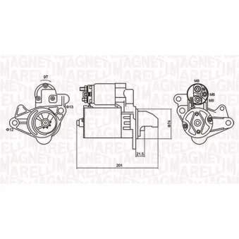 MAGNETI MARELLI 063721254010 - Démarreur