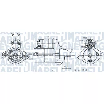 Démarreur MAGNETI MARELLI OEM 281000D080