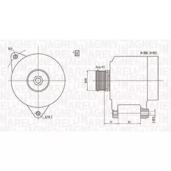 MAGNETI MARELLI 063731139010 - Alternateur