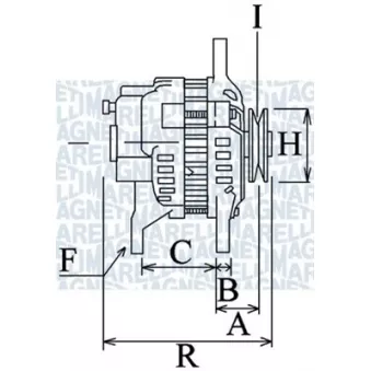 Alternateur MAGNETI MARELLI OEM 219139