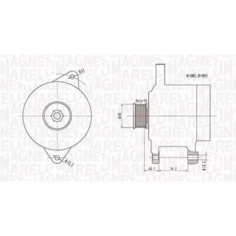 MAGNETI MARELLI 063731718010 - Alternateur