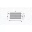 Condenseur, climatisation MAGNETI MARELLI [350203974000]