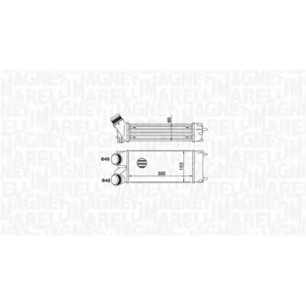 MAGNETI MARELLI 351319204670 - Intercooler, échangeur