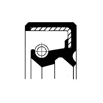 Bague d'étanchéité, différentiel CORTECO OEM T02027238 Bague d'étanchéité, différentiel CORTECO OEM T02027238