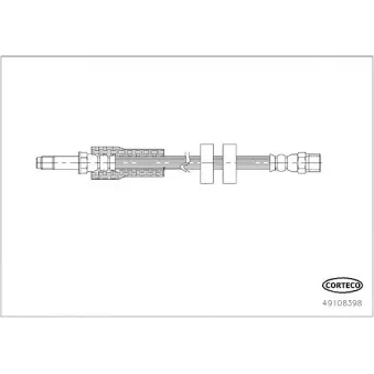 Flexible de frein CORTECO OEM 30792532