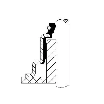 Bague d'étanchéité, tige de soupape CORTECO 49124486