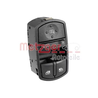 Interrupteur, lève-vitre METZGER 0916984 pour OPEL CORSA 1.2 - 69cv
