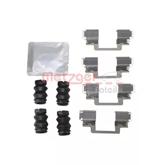 Kit d'accessoires, plaquette de frein à disque METZGER 109-0121 pour VOLKSWAGEN AMAROK 3.0 TDI 4motion - 204cv