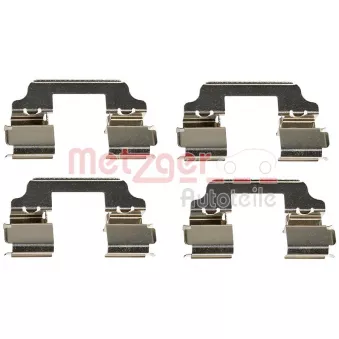 METZGER 109-0153 - Kit d'accessoires, plaquette de frein à disque