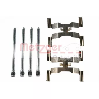 Kit d'accessoires, plaquette de frein à disque METZGER 109-0166 pour JAGUAR F-PACE 3.0 D300 MHEV - 300cv