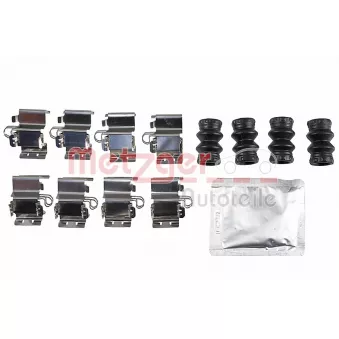 Kit d'accessoires, plaquette de frein à disque METZGER 109-0168