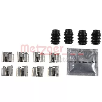 Kit d'accessoires, plaquette de frein à disque METZGER 109-0174 pour AUDI A8 EV Perfomance Traction intégrale - 462cv