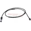 METZGER 1190253 - Contact d'avertissement, usure des plaquettes de frein