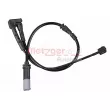 METZGER 1190293 - Contact d'avertissement, usure des plaquettes de frein