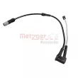 METZGER 1190338 - Contact d'avertissement, usure des plaquettes de frein