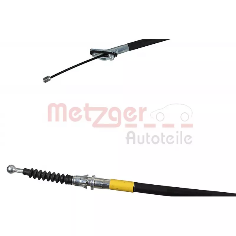 Tirette à câble, frein de stationnement arrière droit METZGER 17.1101 - Visuel 1