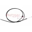 METZGER 3160080 - Tirette de capot moteur