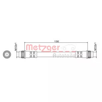 METZGER 4111837 - Flexible de frein