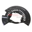 METZGER 6115402 - Déflecteur, disque de frein avant droit